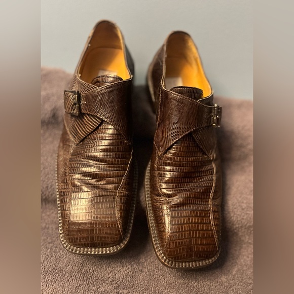 Mezlan Platinum Mens Lizard Shoes! - Picture 2 of 9